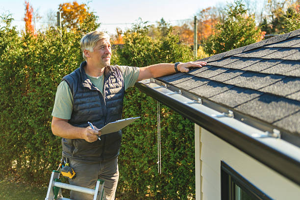 Professional Roof Replacement technician working in Exeter, RI